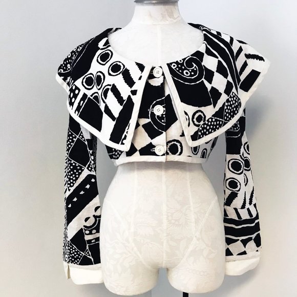 Vintage 90s 6 Linen Art Print Hip Hop 2 Piece Set - Picture 7 of 16